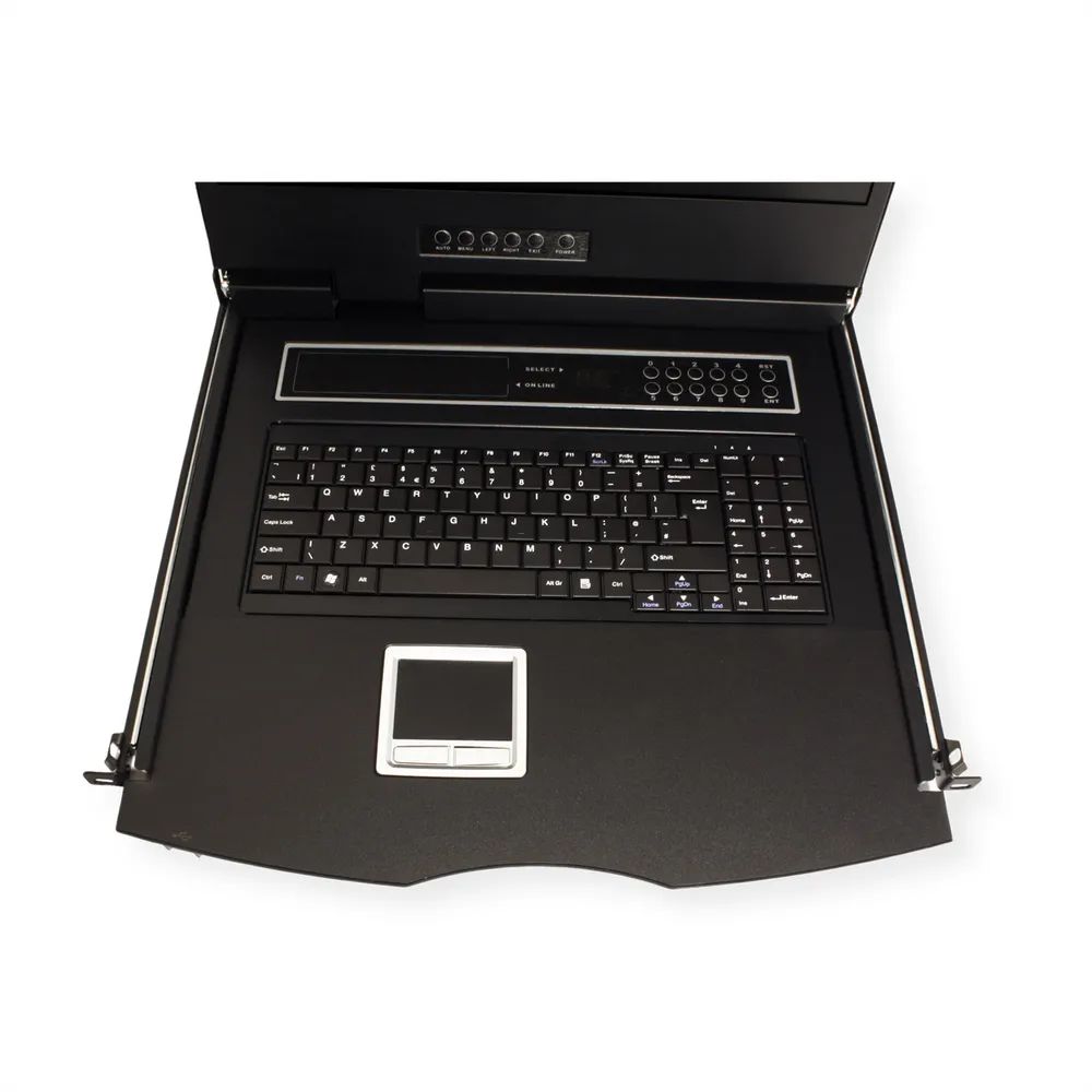 VALUE 19-Zoll-KVM-Switch, 8-Port, 48 cm (19") TFT (16:9), VGA, USB, UK-Layout