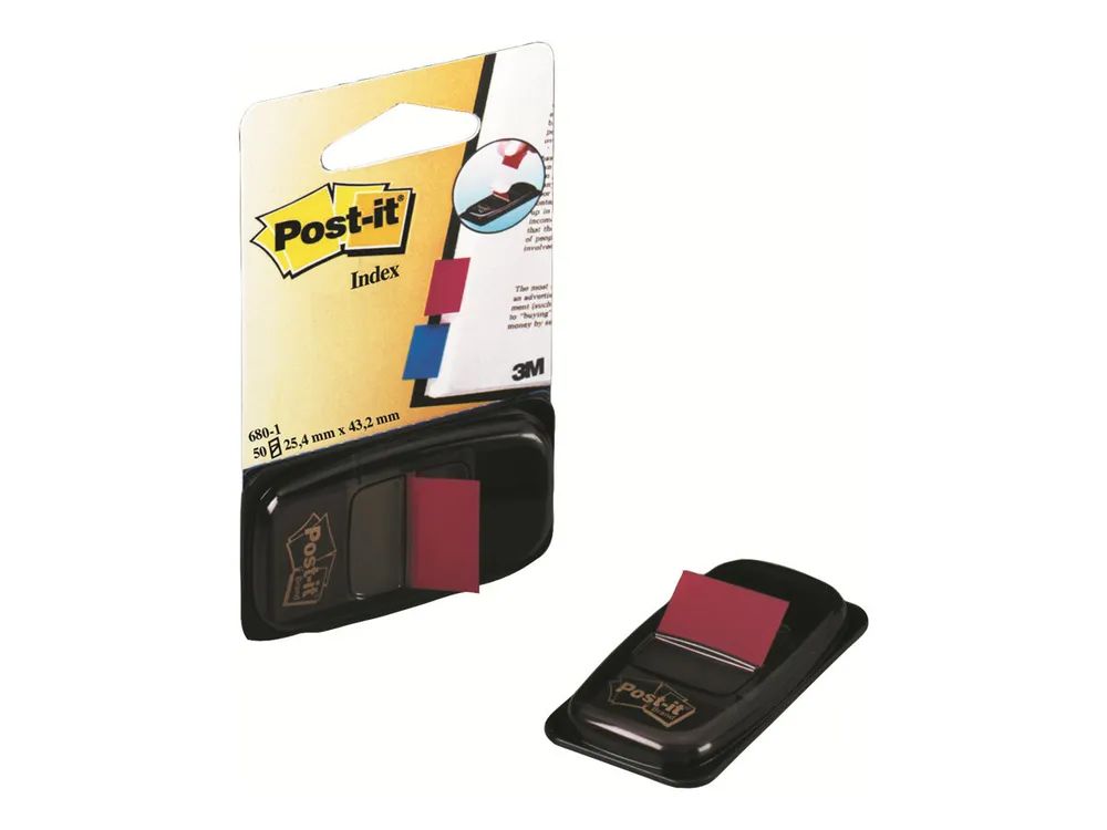 3M Post-it Index 680-1 - Index-Streifen mit Spender