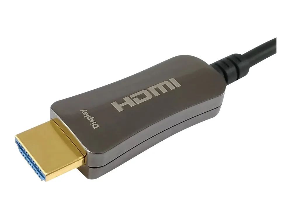 Equip Life - Highspeed - HDMI-Kabel mit Ethernet - HDMI männlich zu HDMI männlich - 70 m - 4K Unterstützung, Active Optical Cable (AOC)