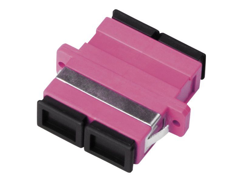 DIGITUS SC / SC Duplex Coupler, OM4, Farbe violett