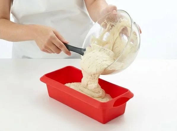 Lékué Silikon-Kuchenbackform, 28 cm - Red