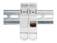 DIGITUS Hutschienenadapter für Keystone Module, IP20