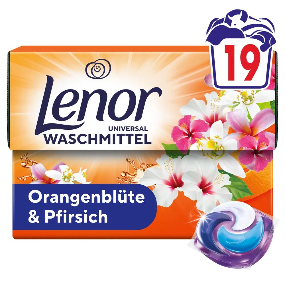 Lenor All-in-1 Pods Orangenblüte & Pfirsich 