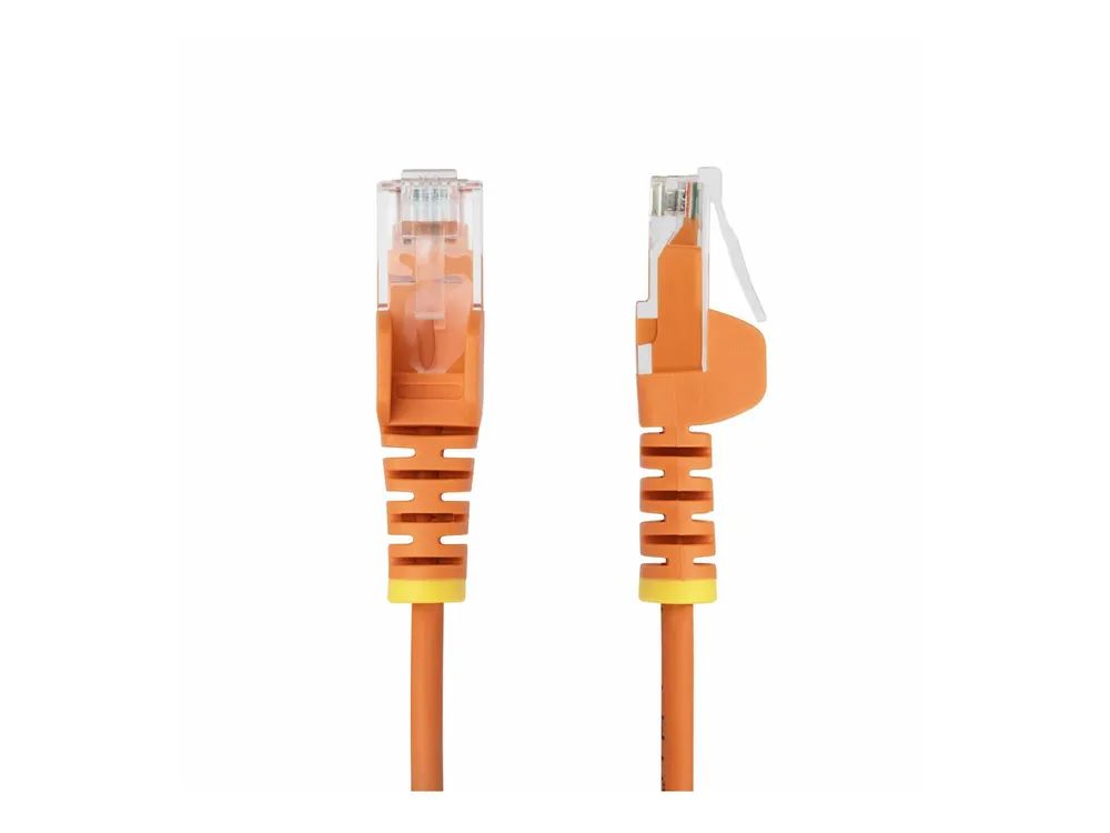 StarTech.com 2m Orange Slim CAT6 Ethernet Cable, Snagless, 28AWG, LSZH - Patch-Kabel - RJ-45 (M)