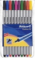 Pelikan Fineliner 96 - Fineliner - verschiedene Farben - 0.4 mm (Packung mit 10)