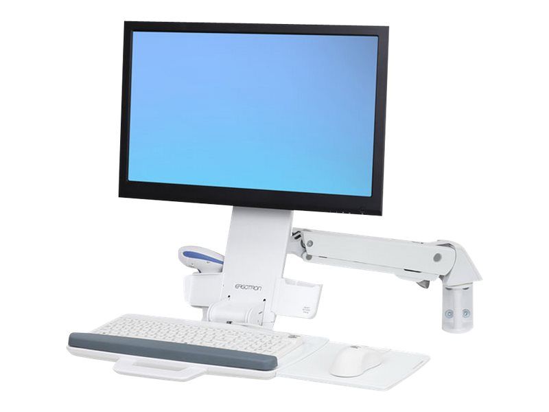 Ergotron Sit-Stand Combo - Befestigungskit (Gelenkarm, Tastatur-Tablett)