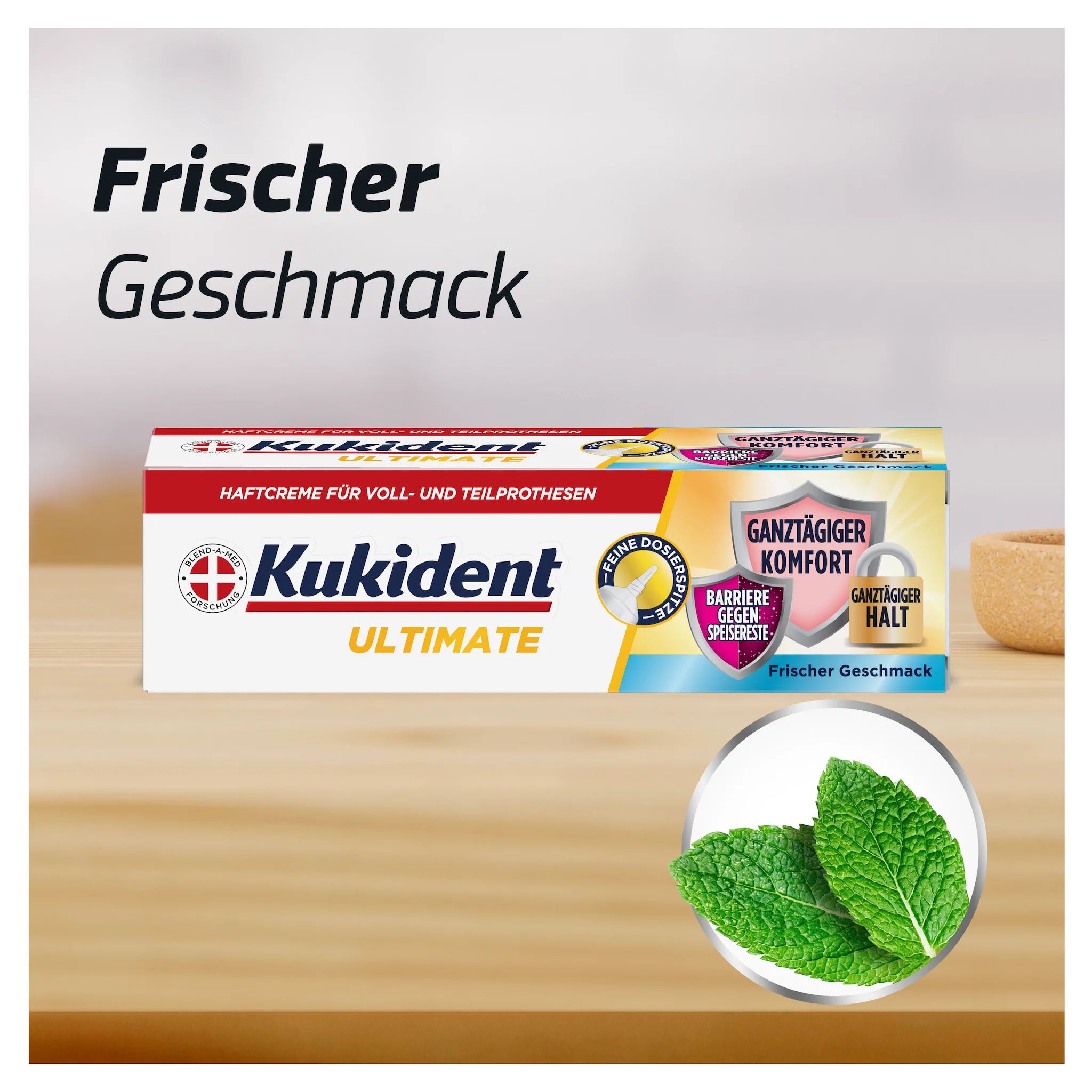 Kukident Ultimate Haftcreme Frischer Geschmack 40gr