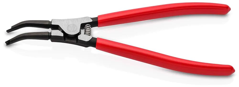 KNIPEX Montagezange für Sprengringe auf Wellen mit Kunststoff überzogen schwarz atramentiert 220 mm
