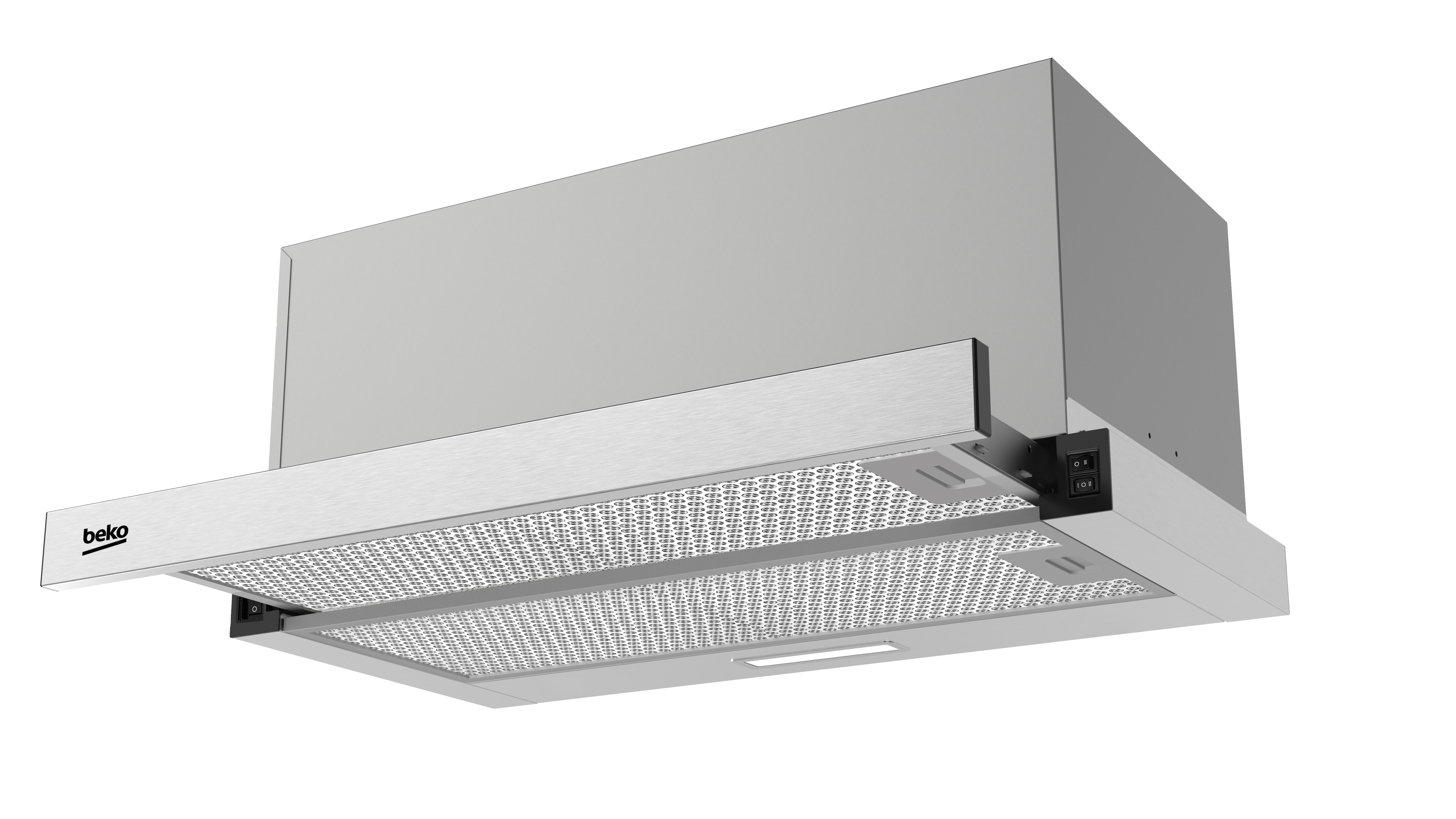 Beko HNT61520XH Teleskophaube, 60 cm, Edelstahl