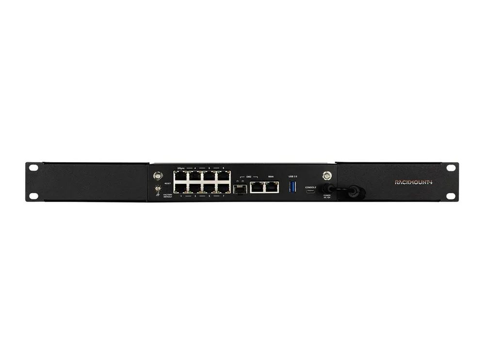 Rackmount.IT RM-CP-T6 - Montagesatz für Netzwerkgeräte - Rack montierbar - RAL 9005 - 1U - 48.3 cm (19")