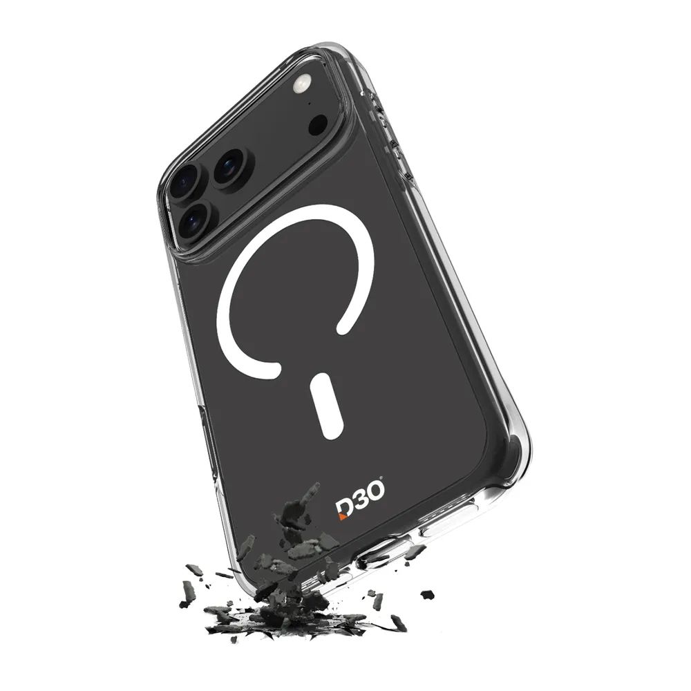 PURO IMPACT CLEAR D3O Cover für iPhone 17 PRO, transparent