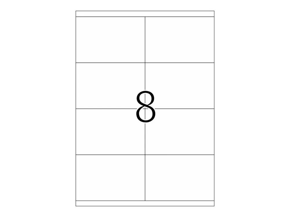 HERMA Premium - Papier - matt - permanent selbstklebend - weiß - 105 x 70 mm 800 Etikett(en) (100 Bogen x 8)