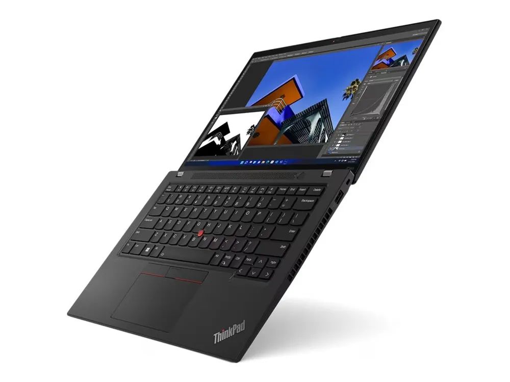 Lenovo ThinkPad P14s Gen 4 21HF - 180°-Scharnierdesign - Intel Core i5 1340P / 1.9 GHz - Win 11 Pro - Intel Iris Xe Grafikkarte - 16 GB RAM - 512 GB SSD TCG Opal Encryption 2, NVMe - 35.6 cm (14")
