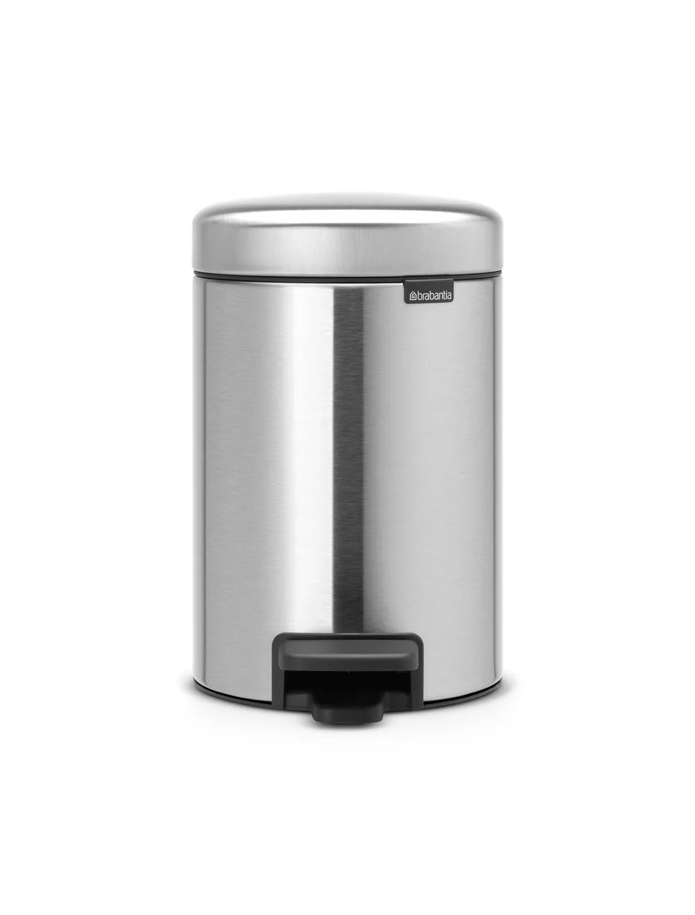 Brabantia NewIcon Treteimer, 3L - Matt Steel Fingerprint Proof