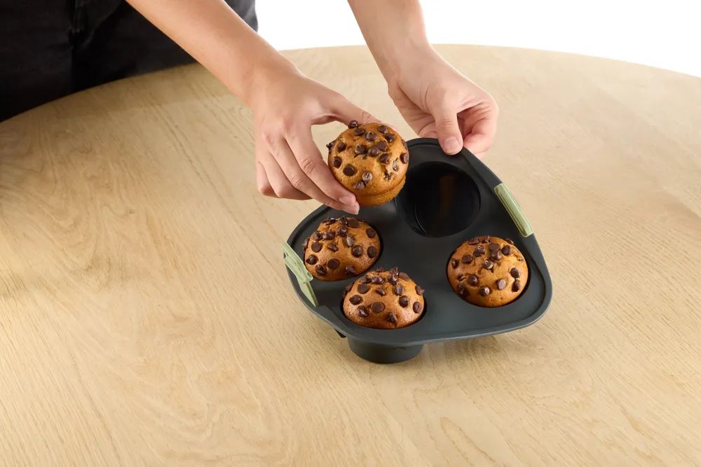 Lékué Muffinform für Heißluftfritteuse - Grey