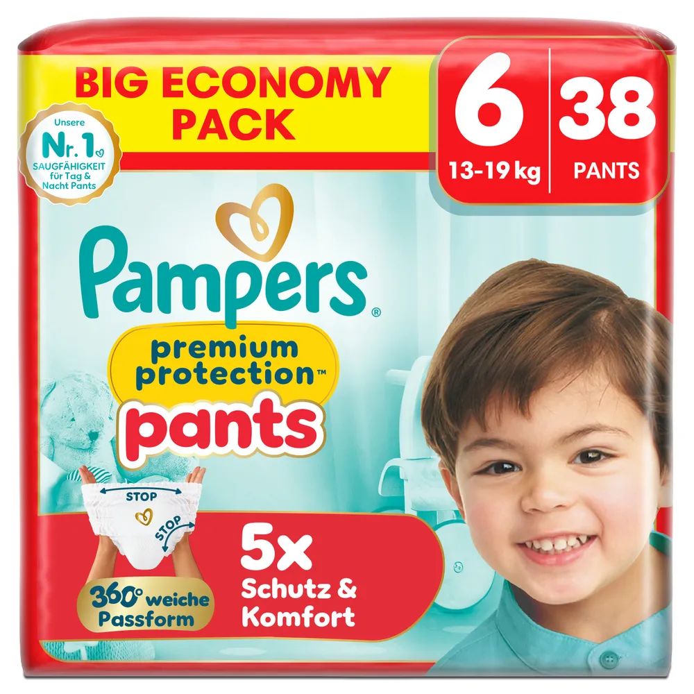 Pampers Premium Protection Pants Gr.6 Extra Large 13-19kg Big 