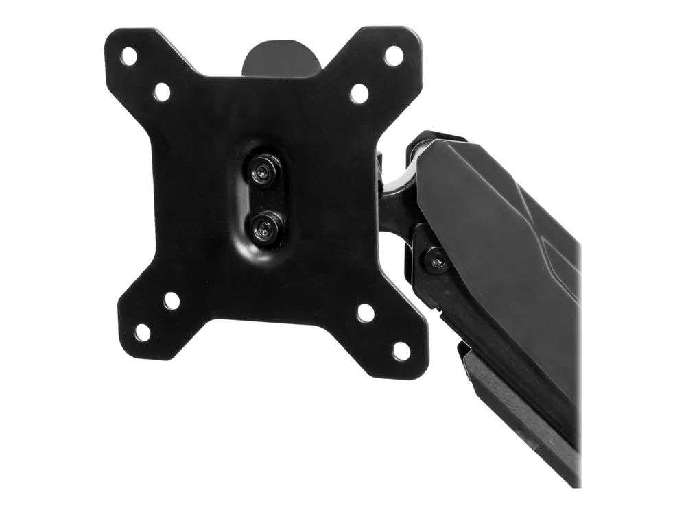 StarTech.com Dual Monitor Halterung mit eingebautem 2 Port USB und Audio Passthrough - Befestigungskit - einstellbarer Arm - für LCD-Display - Aluminium - Schwarz - Bildschirmgröße: 76.2 cm (12"-32")