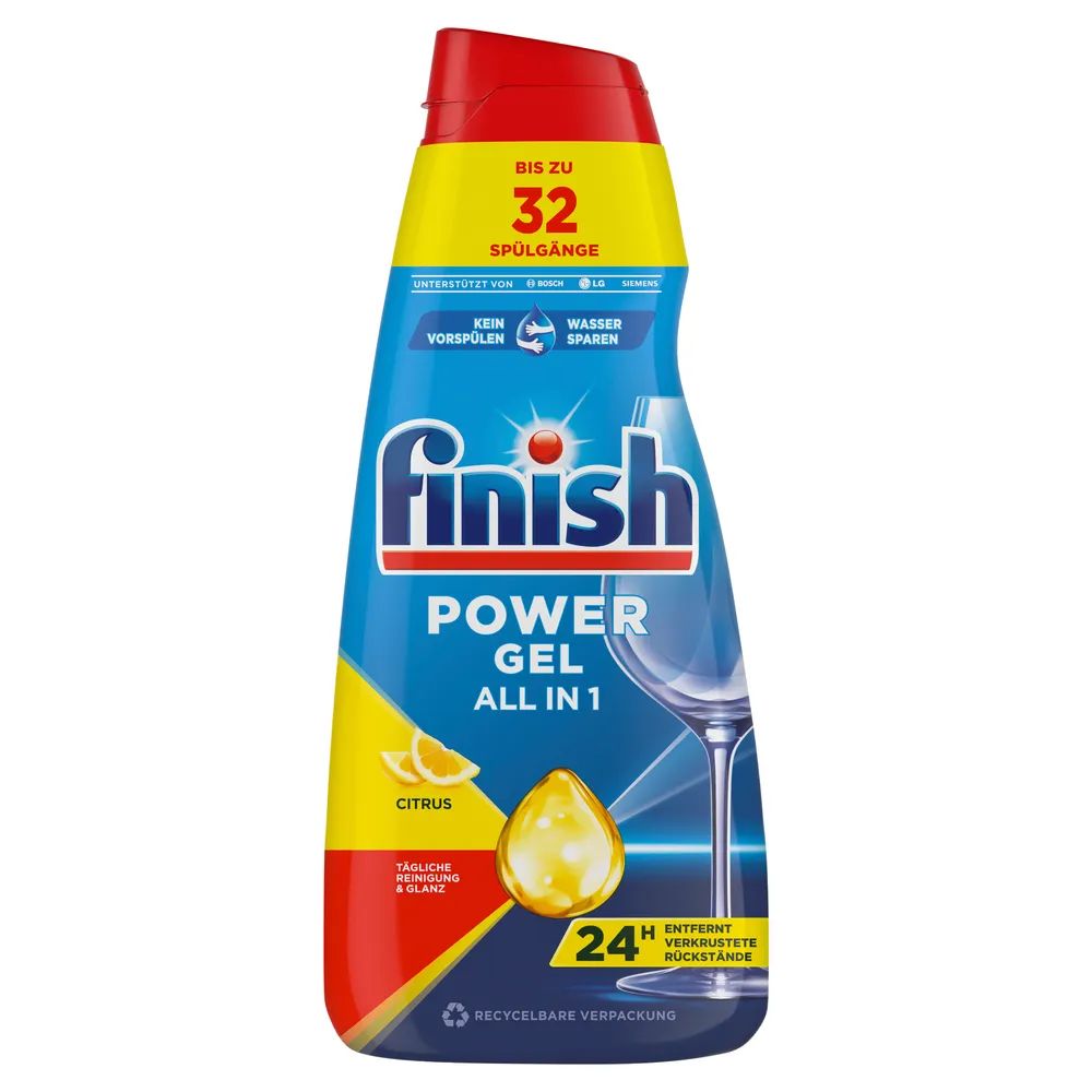 Finish Power Gel Citrus 650ml 