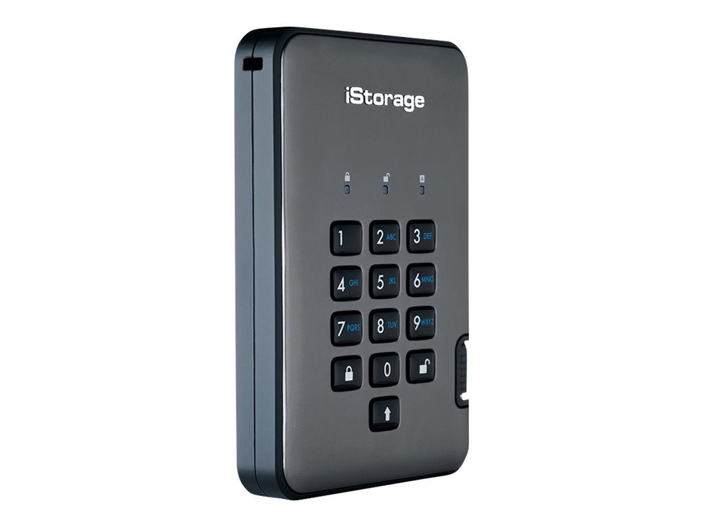 iStorage diskAshur PRO² - Festplatte - verschlüsselt - 500 GB - extern (tragbar)