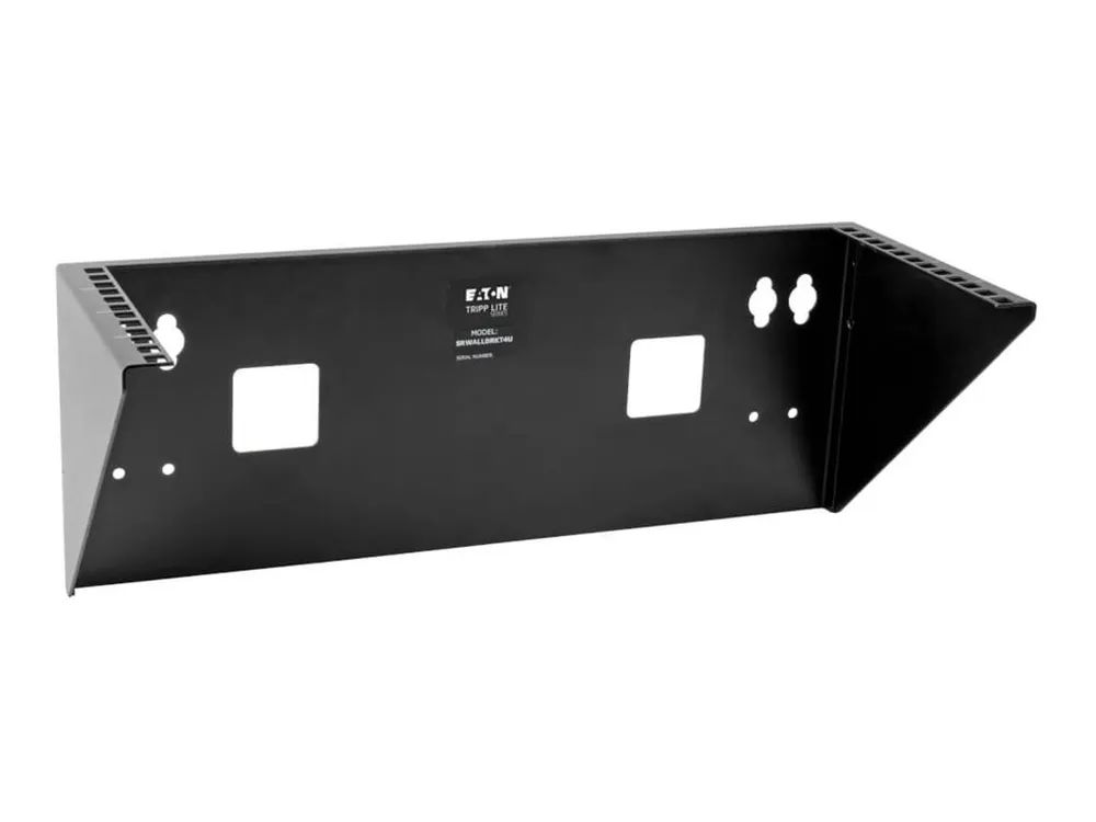 Eaton Tripp Lite Series Wallmount Rack 4U Vertical Rack Bracket 175lb Capacity - Halterung - geeignet für Wandmontage - Schwarz - 4U - 48.3 cm (19")