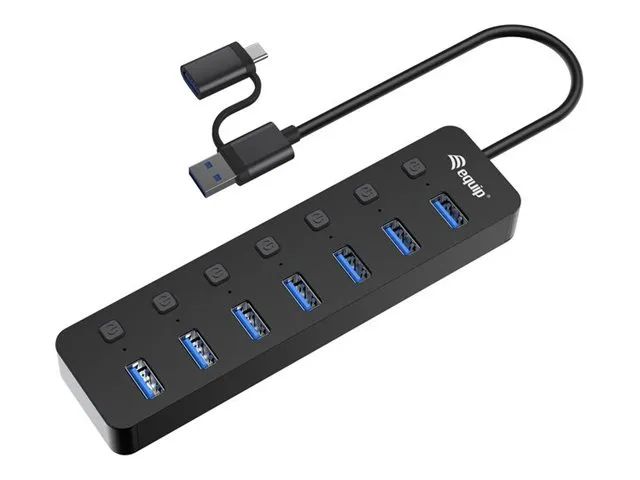 Equip Hub - 7 x USB 3.2 Gen 1 - Desktop