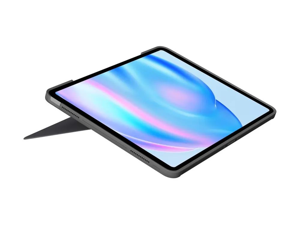 Logitech Combo Touch - Tastatur und Foliohülle - mit Trackpad - hintergrundbeleuchtet - Apple Smart connector - QWERTY - Nordisch (Dänisch/Finnisch/Norwegisch/Schwedisch)