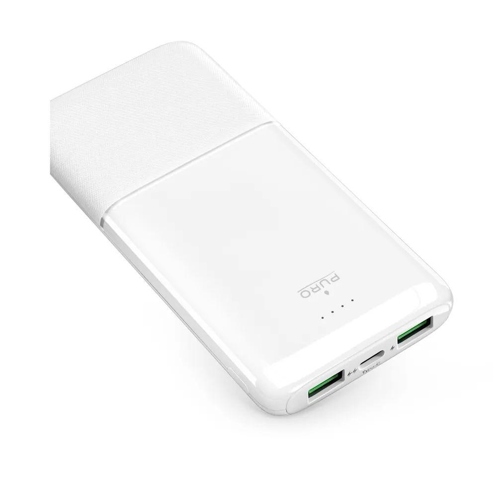 PURO Powerbank 20W PD, 10.000 mAh, 2x USB-A und 1x USB-C PD