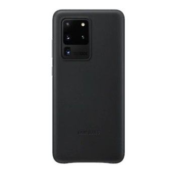 Samsung Leather-Cover "EF-VG988" für Galaxy S20 Ultra, Schwarz