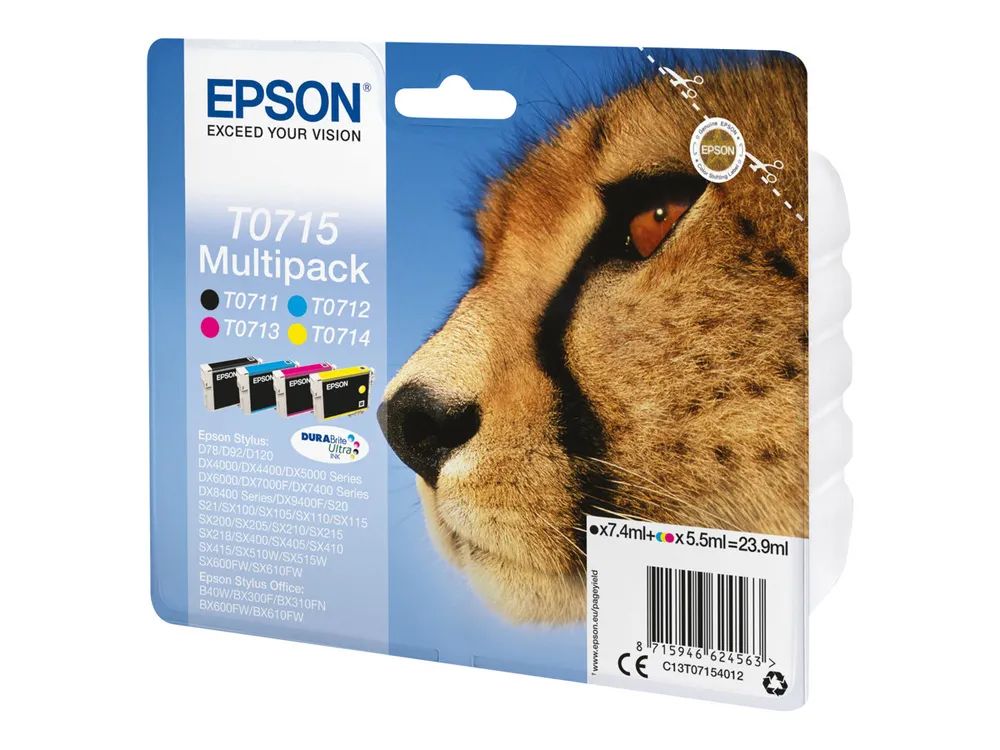 Epson T0715 Multipack - 4er-Pack - 23.9 ml
