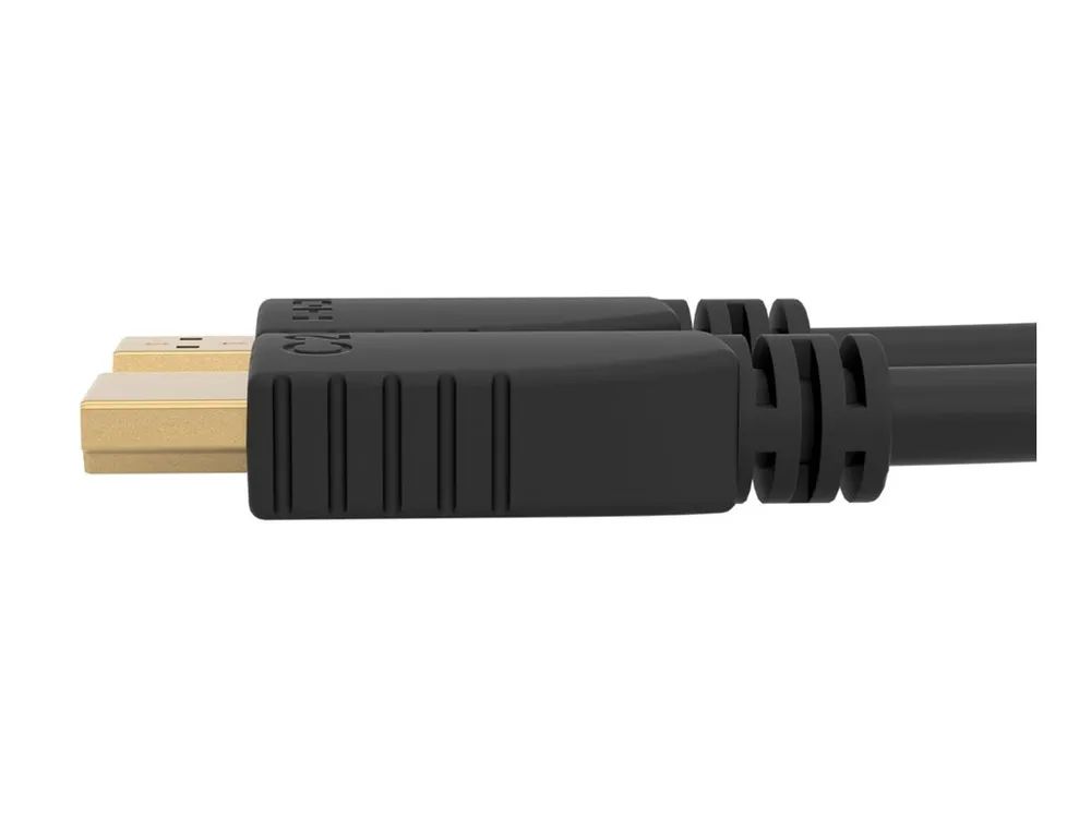 C2G Highspeed - HDMI-Kabel mit Ethernet - HDMI männlich zu HDMI männlich - 6 m - abgeschirmt - Schwarz - bi-direktional, unterstützt 4K 60 Hz (4096 x 2160)