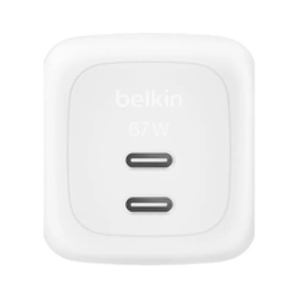 Belkin BoostCharge Dual USB-C PD Wall Chrg - 67.000 W