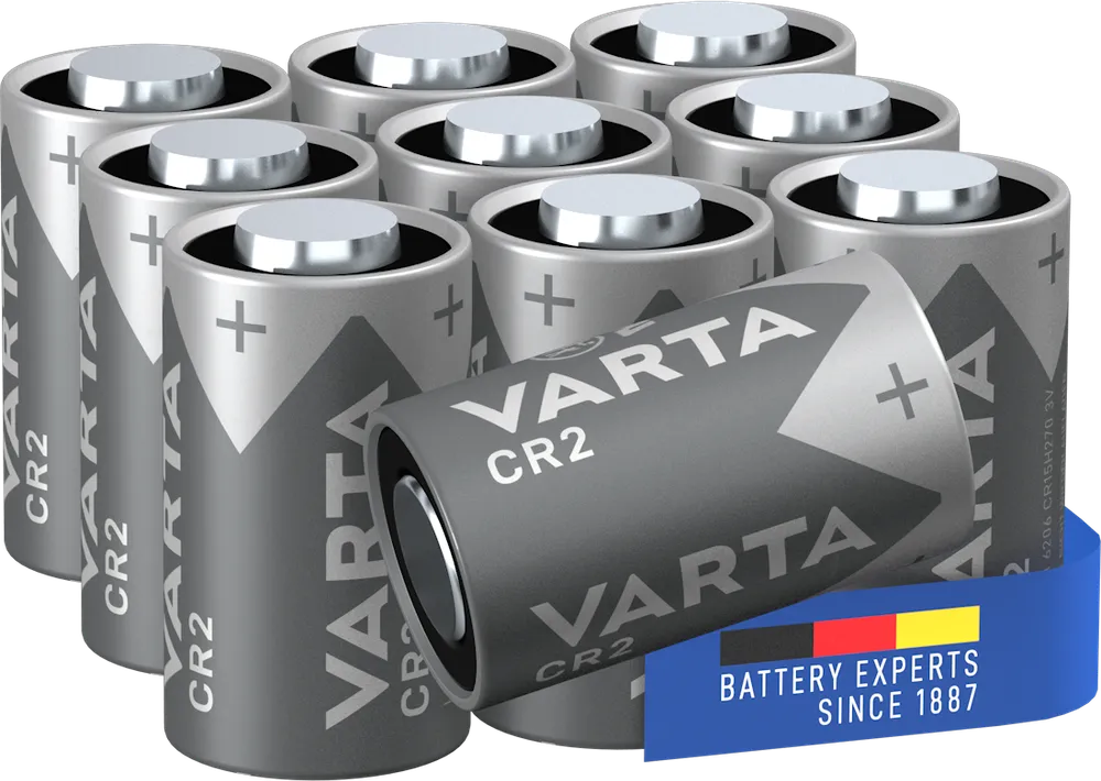 VARTA LITHIUM Cylindrical CR2 Megablister 10