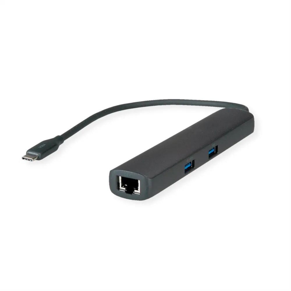 ROLINE Dockingstation USB Typ C, 8K30 HDMI, USB 3.2 Gen 2 (Typ-A+C), PD, 2.5GbE LAN