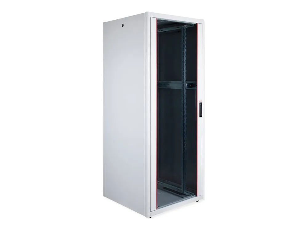 ROLINE Pro - Schrank Netzwerkschrank - mit Glastür, 800 x 800 mm (B x T)