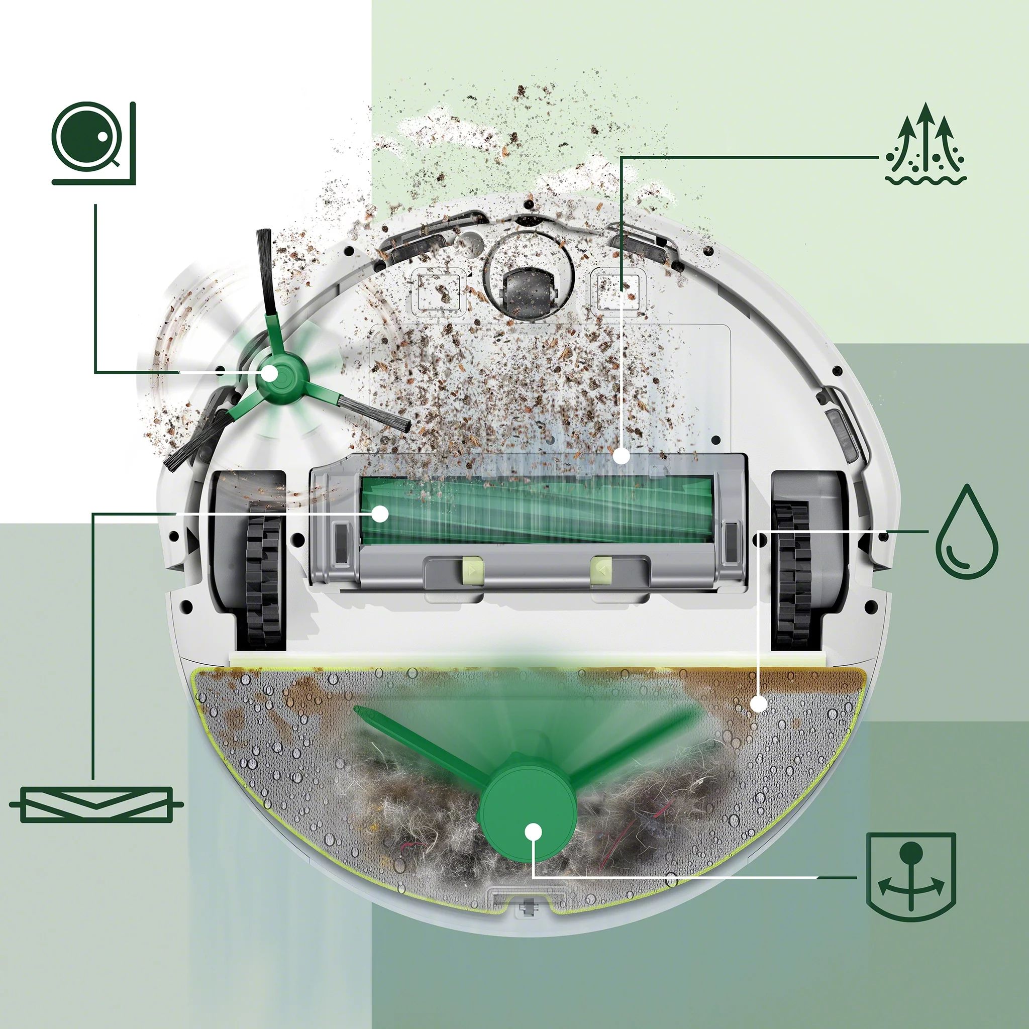iRobot 205 Combo Weiß