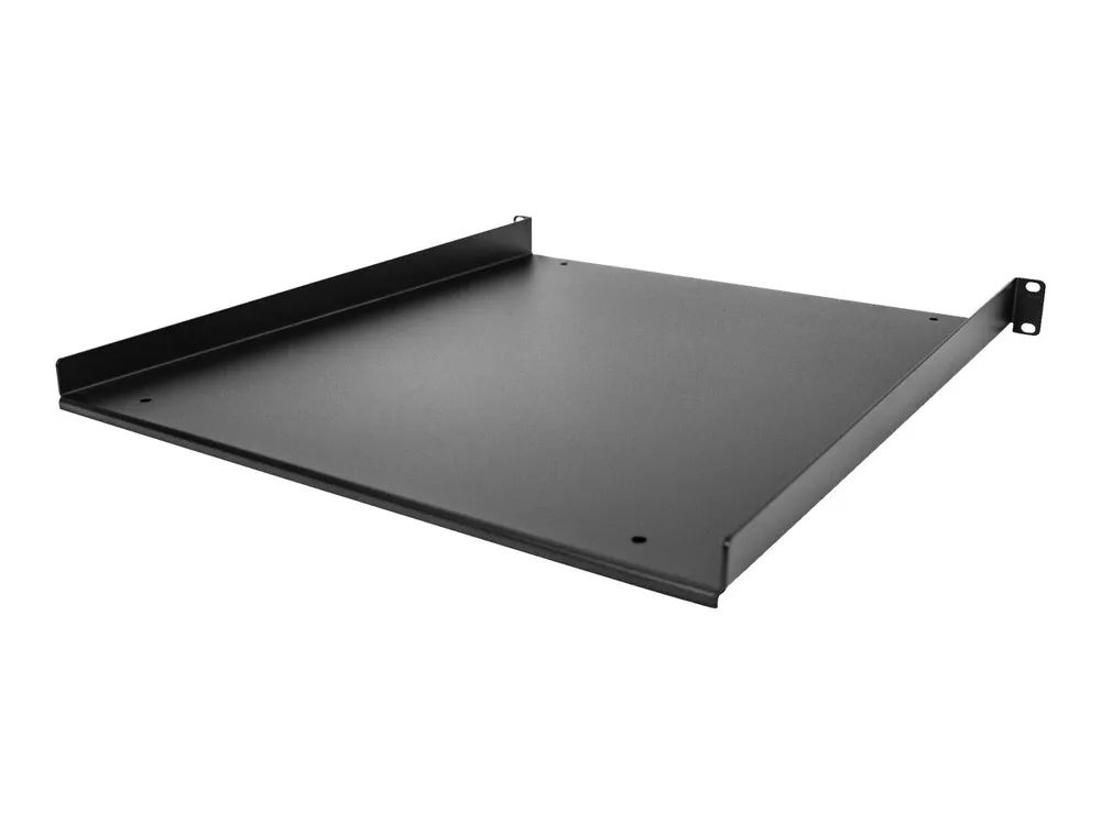 StarTech.com 1HE 19 Zoll Fachboden für netzwerk schrank - Freitragende Rack ablage für Serverschrank/Rack - Frontmontage - Belastbarkeit 25kg - 50cm tiefe Rackablage (SHELF-1U-20-FIXED-S)