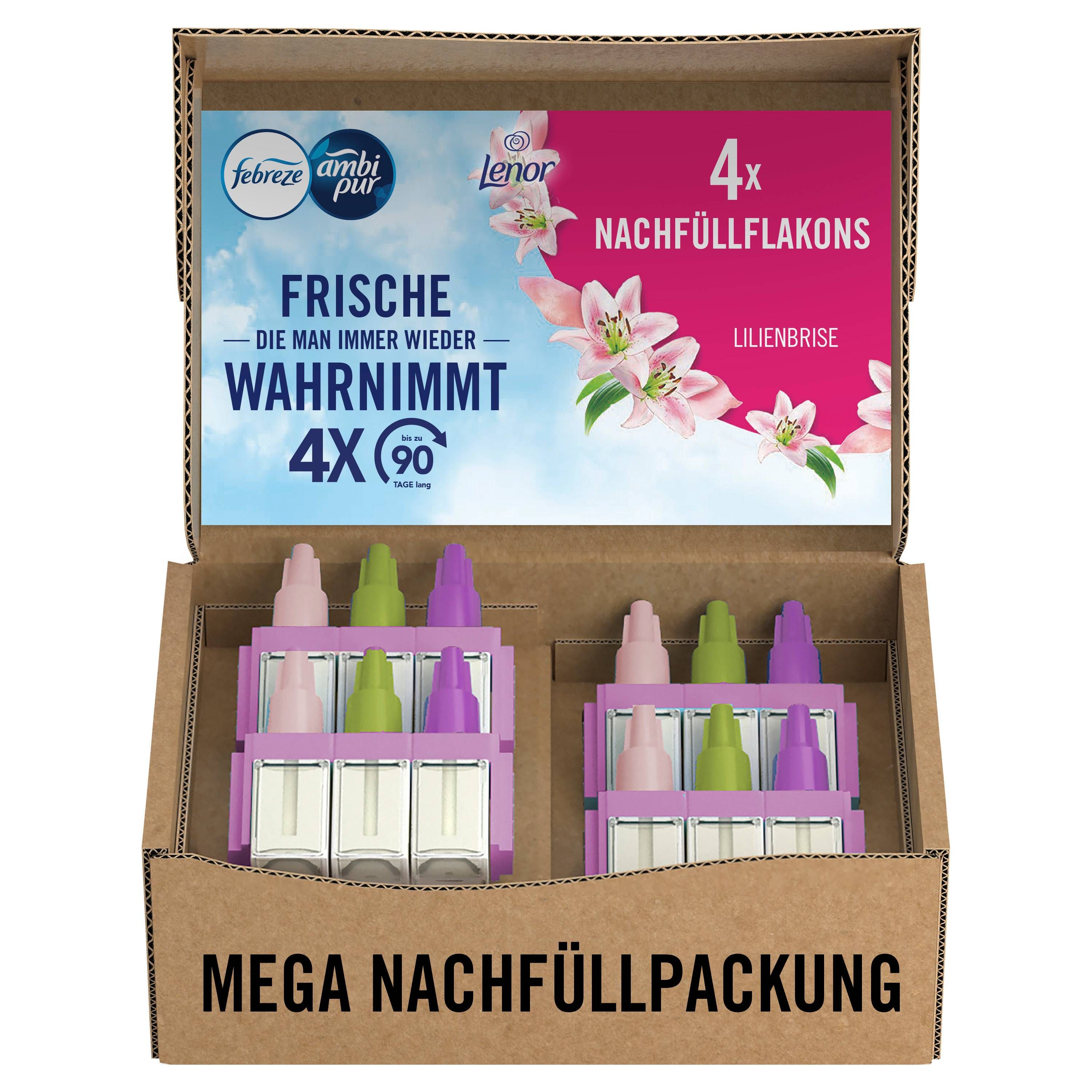 Febreze 3Volution Duftstecker 4er Nachfüller 