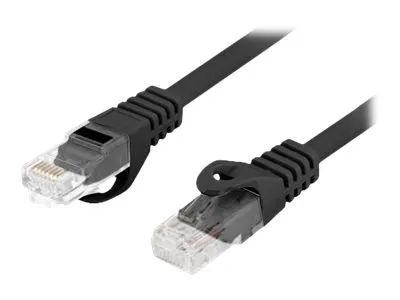 Lanberg PATCHCORD CAT.6 UTP LSZH CU 0.5M SCHWARZ FLUKE ZERTI - Netzwerk - CAT 6 (PCU6-10CU-0050-BK) - Netzwerk - CAT 6