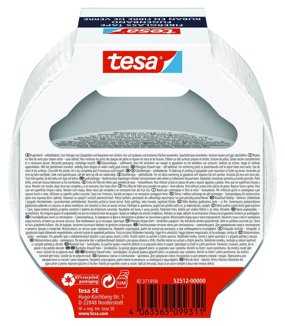 Tesa Fugenband weiß