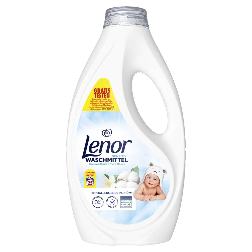 Lenor WM Flüssig Sensitiv 1.125L 