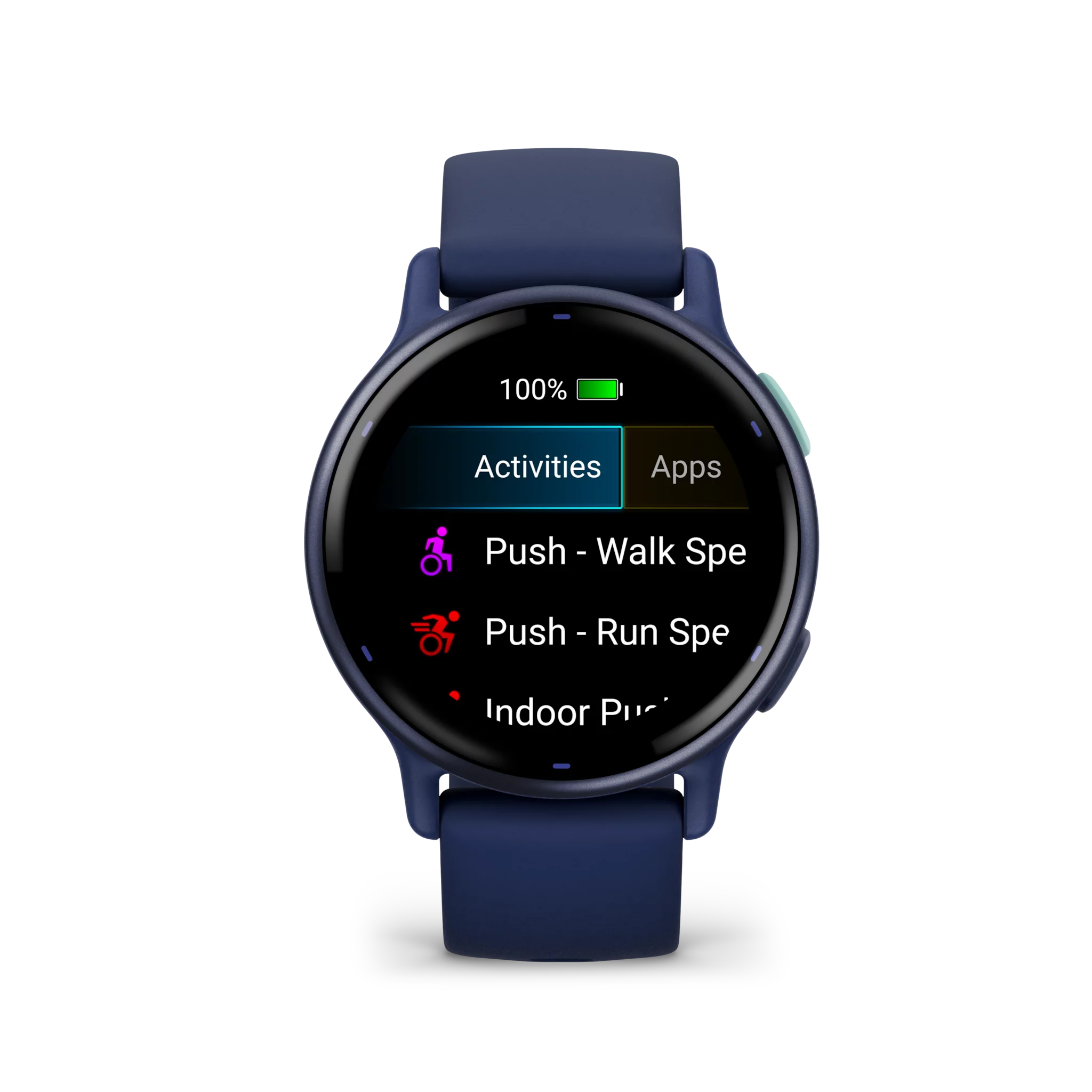 Garmin vivoactive 5 Music, kapitänsblau/blau
