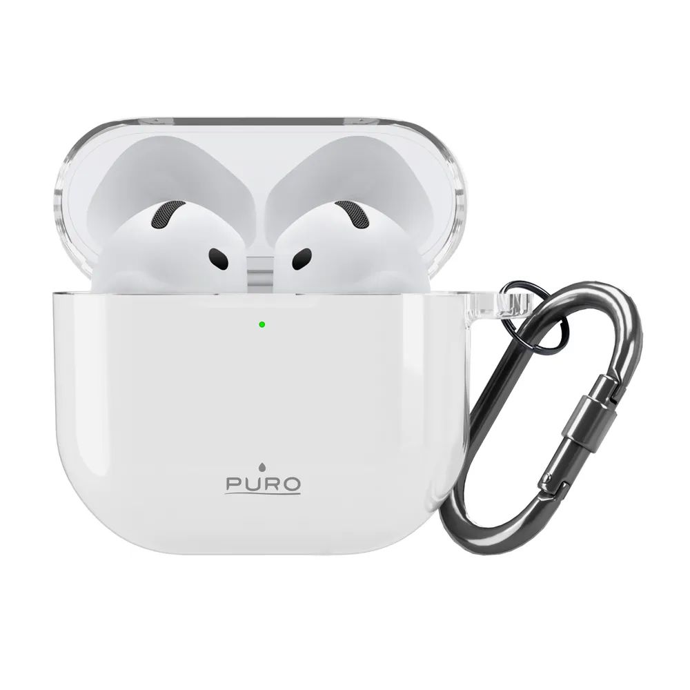 PURO 03 NUDE Hülle für AirPods 4, transparent