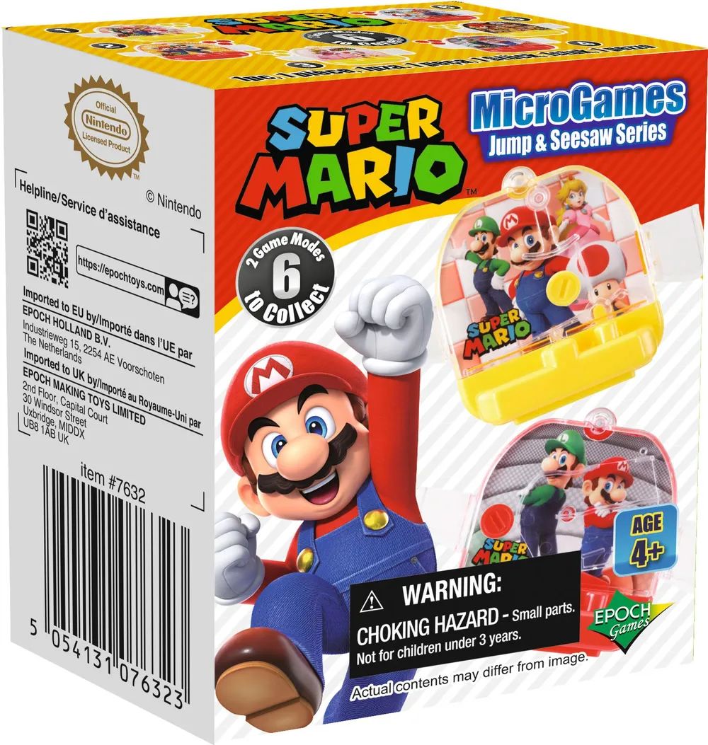 EPOCH Traumwiesen GmbH Super Mario BB Kugel Mini Spiel