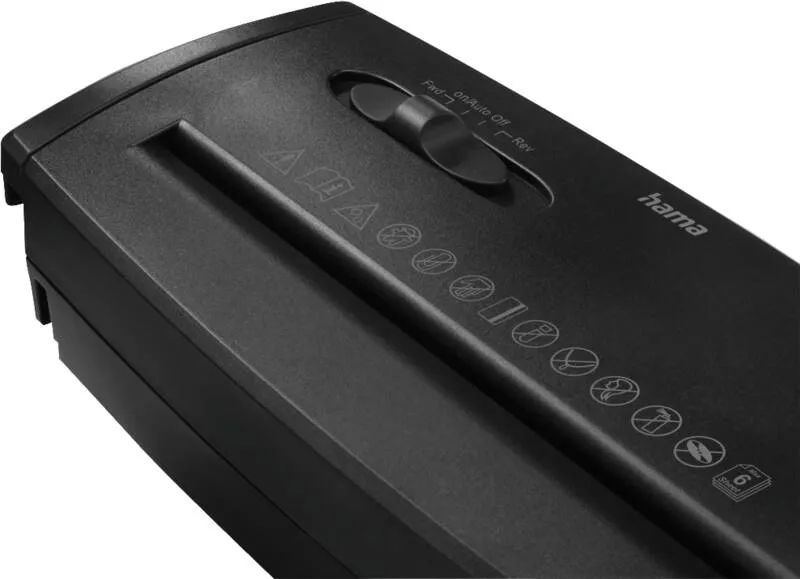 Hama Aktenvernichter "Classic S60", Schredder mit Sicherheitsstufe P2 T2 E2