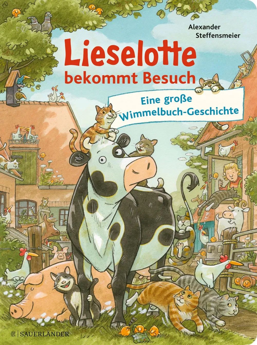 Fischer Sauerländer GmbH Lieselotte bekommt Besuch (Wimmelbuch)