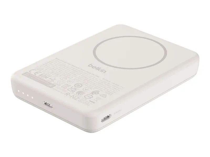 Belkin BoostCharge - Powerbank - dünn - 10000 mAh - 7.5 watt - Fast Charge - 2 Ausgabeanschlussstellen (USB-C)