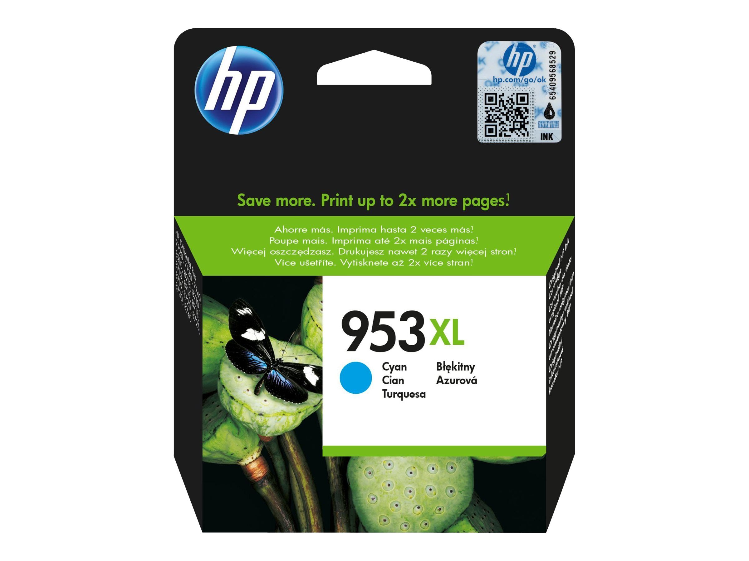 HP 953XL - 18 ml - Hohe Ergiebigkeit - Cyan