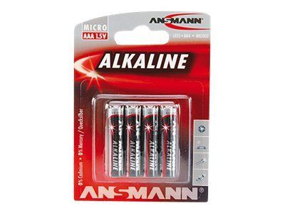 Ansmann Micro - Batterie 4 x AAA - Alkalisch