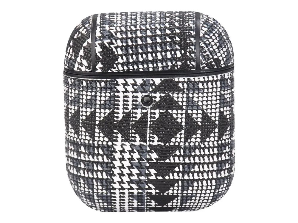 TerraTec Air Box - Tasche für Kopfhöhrer - Polycarbonat - Tartan Gray - für Apple AirPods (1. Generation, 2. Generation)