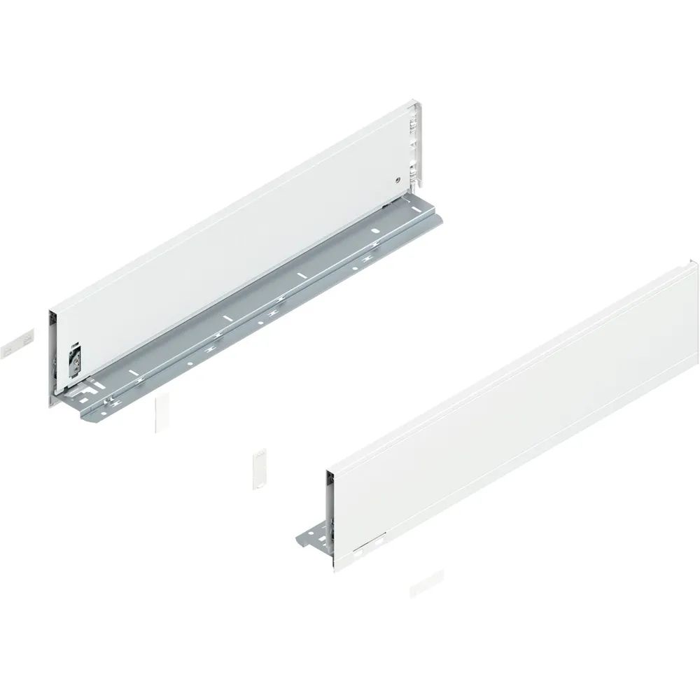 BLUM LEGRABOX pure Zarge Höhe K, NL 550, Seidenweiß-matt